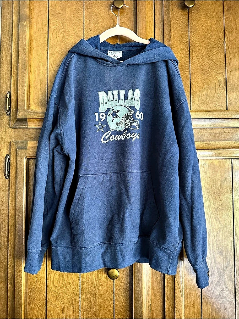 Kids Vintage Style NFL Team Apparel Cowboys Hoodie